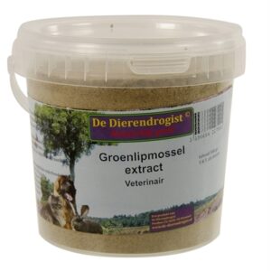 Dierendrogist Groenlipmossel Extract Veterinair 500 gram