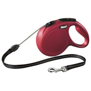 Flexi Rollijn Classic Cord Rood (M 8 MTR)