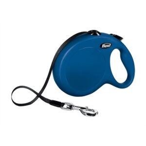 Flexi Hondenriem Classic Tape Blauw (L 5 MTR)