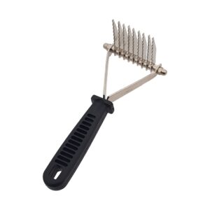 Tools-2-groom klittenkam kunststof greep
