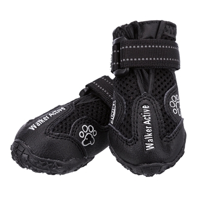 Trixie Hondenschoen Walker Active Zwart S-M