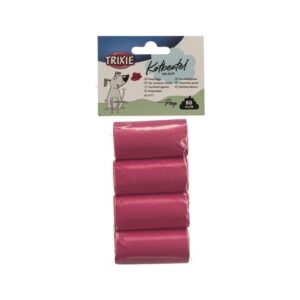 Trixie hondenpoepzakjes rozengeur roze