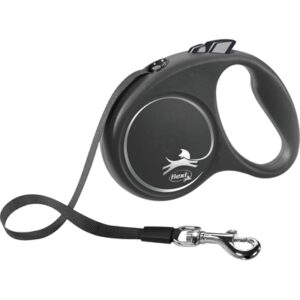 Flexi Rollijn Black Design Tape Zwart (S 5 MTR TOT 15 KG)