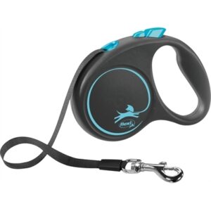 Flexi Rollijn Black Design Tape Blauw (S 5 MTR TOT 15 KG)