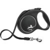 Flexi Rollijn Black Design Tape Zwart (M 5 MTR TOT 25 KG)