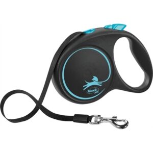 Flexi Rollijn Black Design Tape Blauw (M 5 MTR TOT 25 KG)