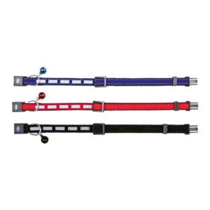 Trixie halsband kat safer life fluweel reflecterend assorti