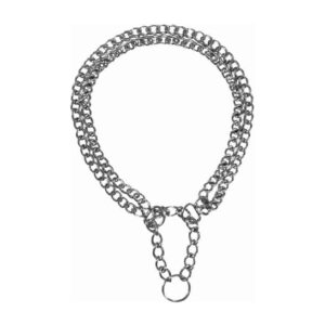 Trixie halsband hond half-slip ketting met 2 rijen
