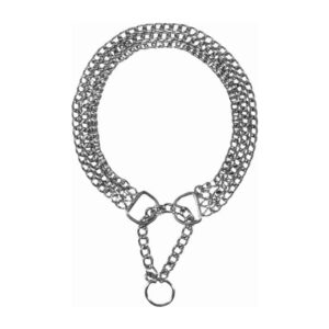 Trixie halsband hond half-slip ketting met 3 rijen