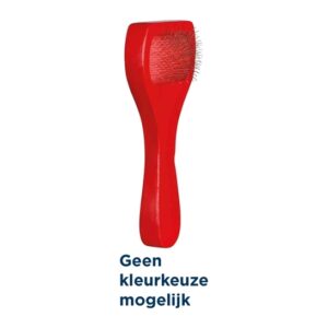Trixie slickerborstel hout / metalen pinnen assorti