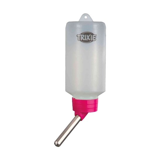 Trixie drinkfles kunststof met draadbeugel assorti