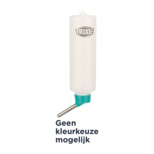 Trixie drinkfles kunststof met draadbeugel assorti