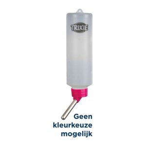 Trixie drinkfles kunststof met draadbeugel assorti