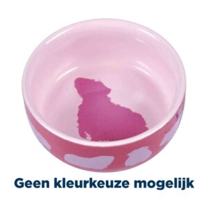 Trixie voerbak caviamotief keramiek assorti