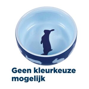 Trixie voerbak konijnmotief keramiek assorti