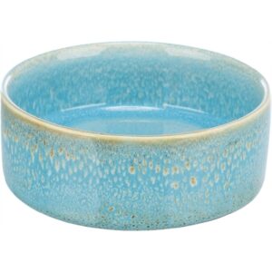 Trixie Voerbak Drinkbak Keramiek Blauw van 13 cm