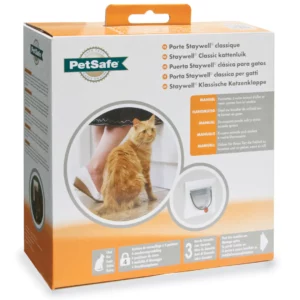 Petsafe 4-weg Handmatig Classic Kattenluik Wit