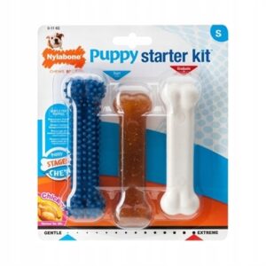 Nylabone Puppy Starter Kit Chew Chicken