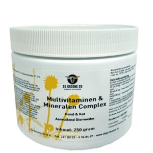 De Groene Os Multivitaminen / Mineralen Complex Hond / Kat