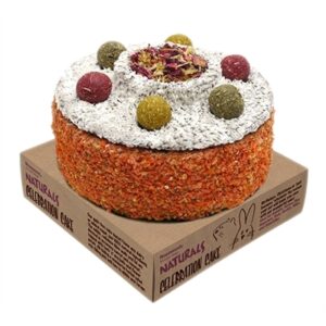 gedroogde bloemen, wortel en kokos voor konijnen en knaagdieren