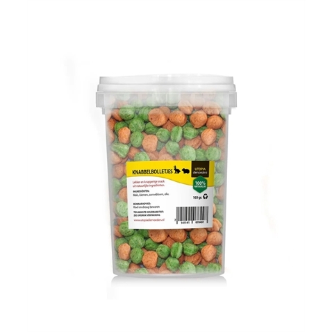 snacks voor knaagdieren en konijnen