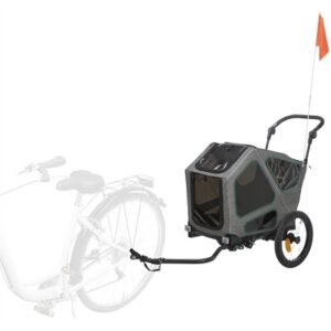 Trixie Hondenfietskar M/L/XL Tot 45 Kg Grijs Salie