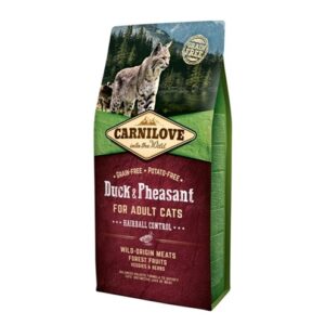 Carnilove Duck & Pheasant Adult Kat - Hairball per 6 kg