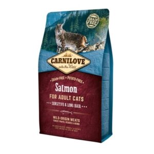 Carnilove Zalm Adult Kat - Sensitive & Long Hair per 2 kg