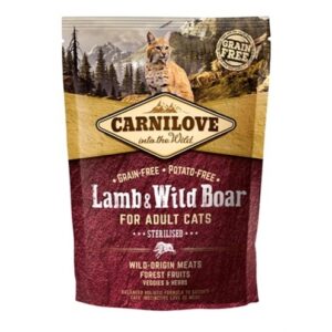 Carnilove Lamb & Wild Boar Kat - Sterilised per 400 gram