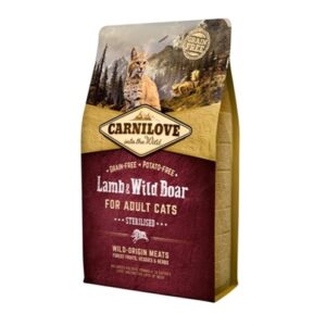 Carnilove Lamb & Wild Boar Kat - Sterilised per 2 kg