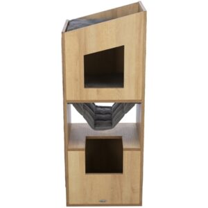 Trixie Kattentoren Hout Citystyle Bruin Grijs van 105 cm