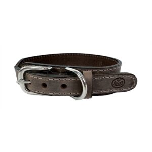 Sazzz Halsband Hond Vintage Leer Bruin