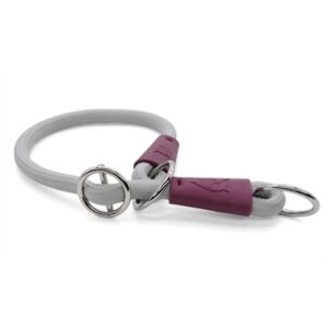 Morso Half Slip Halsband Hond Soft Rope Grijs