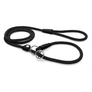 Morso Hondenriem Retrieverlijn Soft Rope Zwart