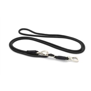 Morso Hondenriem Hands Free Soft Rope Zwart 260X1 cm