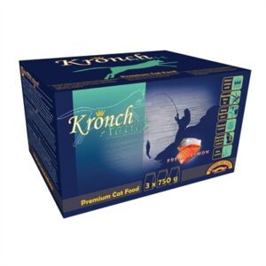Kronch Premium Kattenvoer Met Zalm En Kip (3X750 GR)