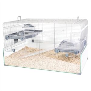 Zolux Panas Hamsterkooi Glas Grijs