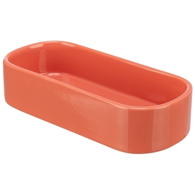 Trixie Voerbak Drinkbak Ovaal Keramiek Assorti (22X10 CM 600 ML)