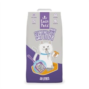 Easypets Micro Klontvormend Grijs Kattenbakvulling per 20 liter
