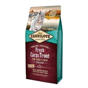 Carnilove Fresh Carp & Trout Sterilised Kattenvoer per 6 kg