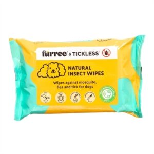 Furree & Tickless Natural Insect Wipes