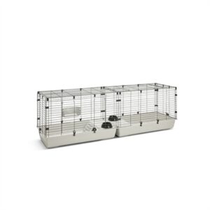 Savic Cubix 200 Knaagdierkooi Zwart & Lichtgrijs