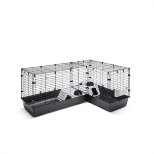 Savic Clubix Corner Knaagdierkooi Zwart