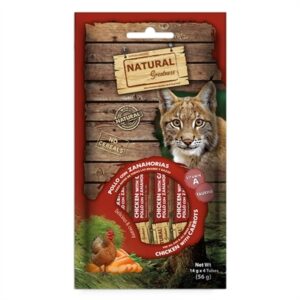 Natural Greatness Creamy Chicken & Carrots Kattensnack 4 x 14 gram