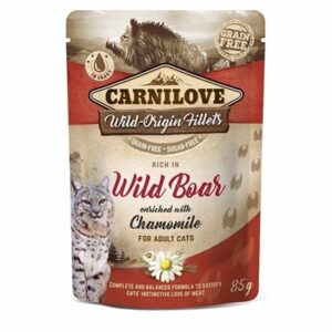 Carnilove Pouch Wild Boar Adult Kat (24X85 GR)