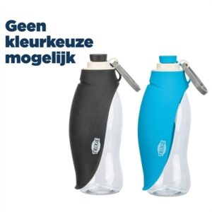 Trixie Drinkfles Hond met Bakje Siliconen Assorti 550 ml