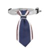 Croci Stropdas Hond Blauw (20-31 CM)