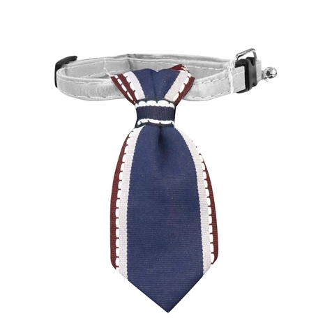 Croci Stropdas Hond Blauw (20-31 CM)