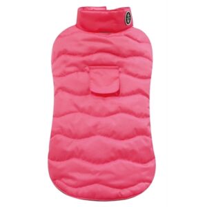 Croci Hondenjas Waterdicht Eco Leaves Gerecycled Roze