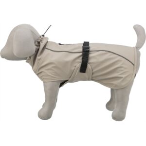 Trixie Be Nordic Regenjas Hond Husum Zand in maat S ruglengte 40 cm